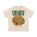 Creative Genius Snow Washed Oversized Cotton T-Shirt