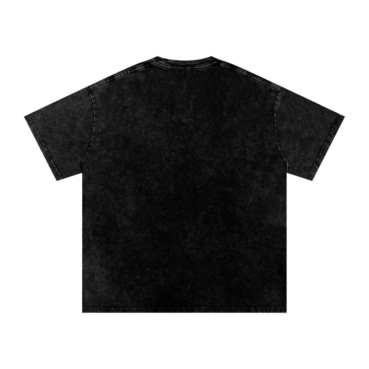 Creative Genius Blue Gem Snow Washed Oversized Cotton T-Shirt